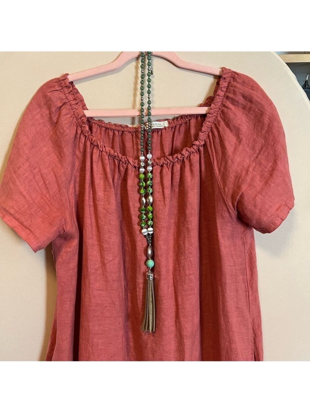Blanco de Ibiza Linen Hi-Lo Midi Dress - Picture 3 of 6